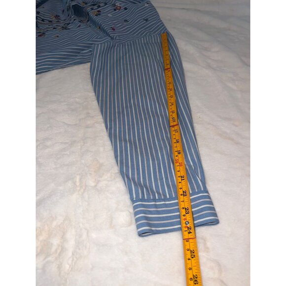 Vintage Koret City Blues Embroidered Button-Up Shirt - XL - Western Floral Strip - Picture 7 of 10